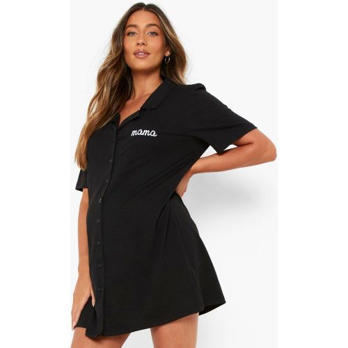 Camisón Premamá Con Bordado Mama - boohoo - Modalova