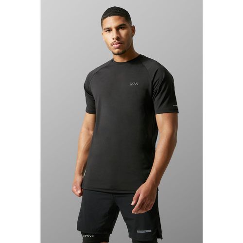 T-shirt Tall Man Active Gym con maniche raglan - boohoo - Modalova