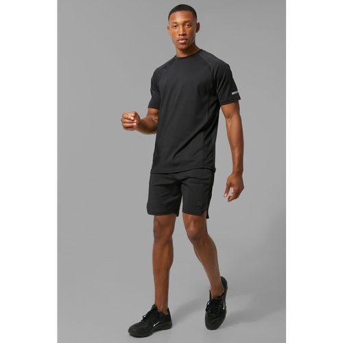 Conjunto De Pantalón Corto Y Camiseta Man Active Resistente - boohoo - Modalova