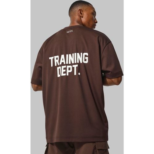 Camiseta Oversize Man Active Resistente Training Dept - boohoo - Modalova