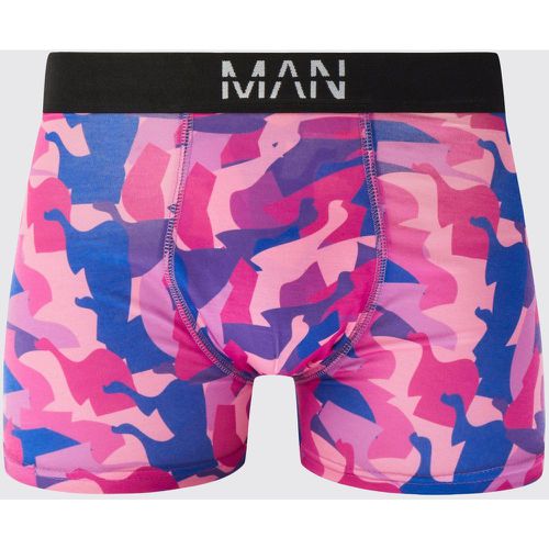 Boxer con stampa in fantasia militare astratta - boohoo - Modalova