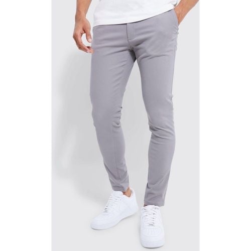 Pantalón Chino Pitillo Con Cintura Fija - boohoo - Modalova