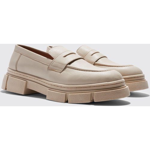 Mocasines Con Suela Dentada, Beige - boohoo - Modalova