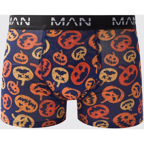 Boxer di Halloween con stampa di zucca - boohoo - Modalova