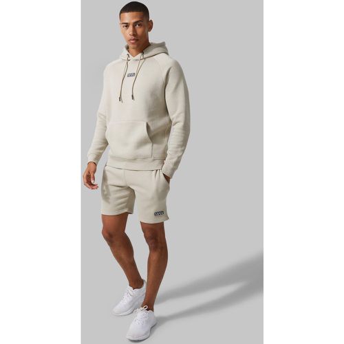 Conjunto Man Active Deportivo De Pantalón Corto Y Sudadera Con Capucha - boohoo - Modalova