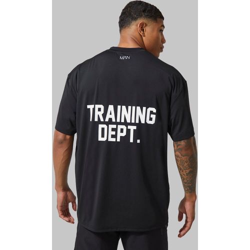Camiseta Man Active Oversize Con Estampado Training Dept - boohoo - Modalova