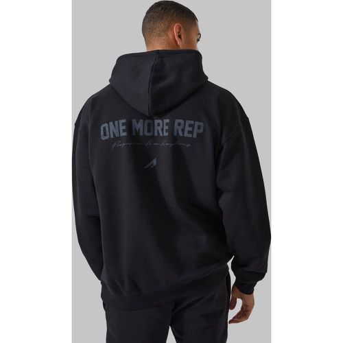 Sudadera Active Oversize Con Capucha Y Estampado One More Rep - boohoo - Modalova