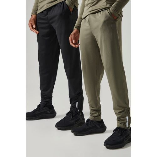 Pantaloni tuta Man Active Gym per alta performance - set di 2 paia - boohoo - Modalova