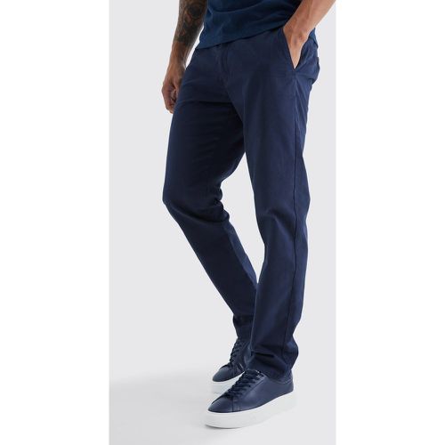 Pantalón Chino Ajustado Con Cintura Fija - boohoo - Modalova