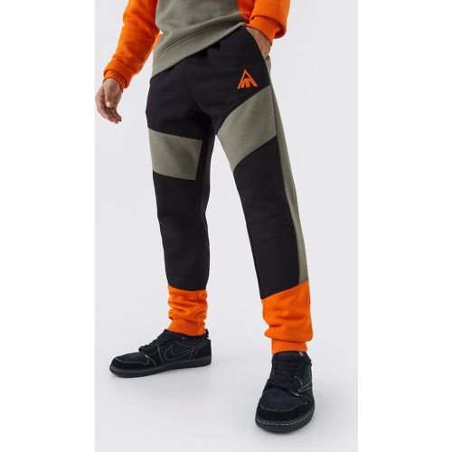 Pantalón Deportivo Man Ajustado Con Colores En Bloque - boohoo - Modalova