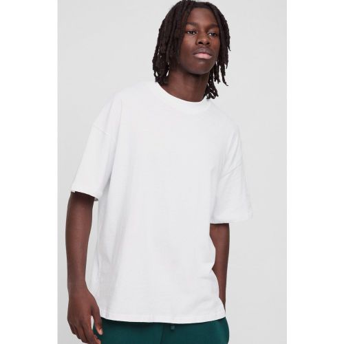 T-shirt oversize Basic, Bianco - boohoo - Modalova