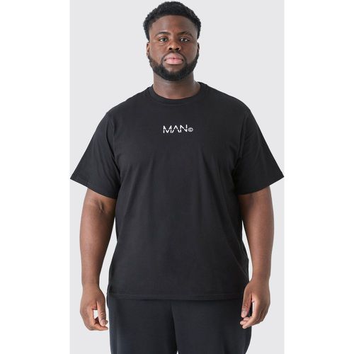Camiseta Plus Con Estampado Man Original - boohoo - Modalova