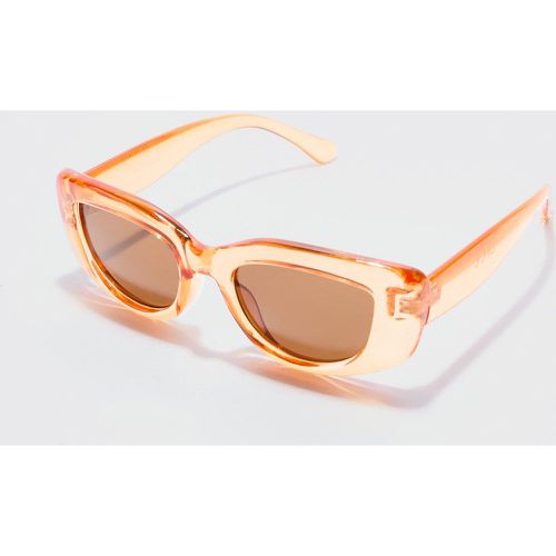 Retro Sunglasses In Brown, Brown - boohoo - Modalova