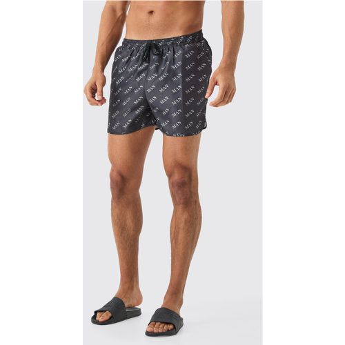 Bañador Deportivo Man, Negro - boohoo - Modalova