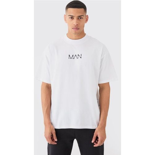 T-shirt oversize Man Dash Basic con girocollo esteso - boohoo - Modalova