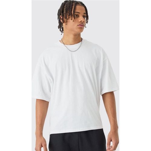 T-shirt oversize squadrata Basic - boohoo - Modalova