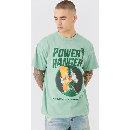 Oversized Power Rangers Wash License T-Shirt - boohoo - Modalova
