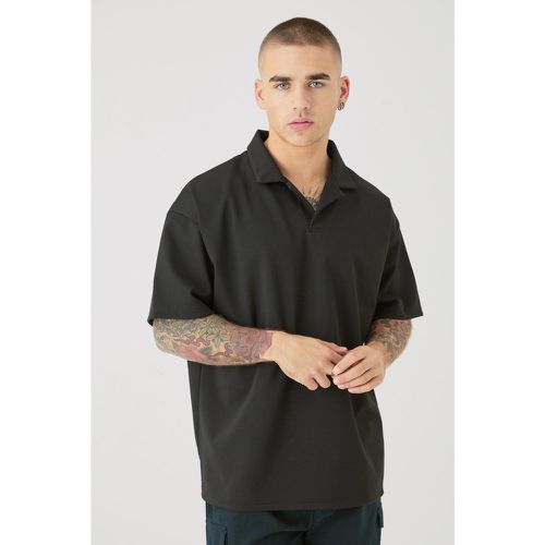 Polo oversize Super Heavy Premium con rever - boohoo - Modalova