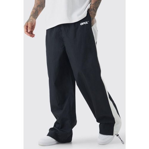 Pantalones De Chándal Tall De Teflón Con Panel Lateral Y Cremallera En El Bajo - boohoo - Modalova