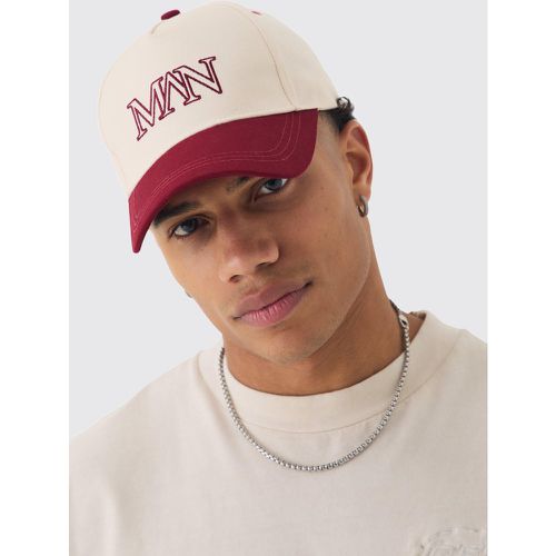 Gorra Man Con Bordado Romano En Color Crudo - boohoo - Modalova