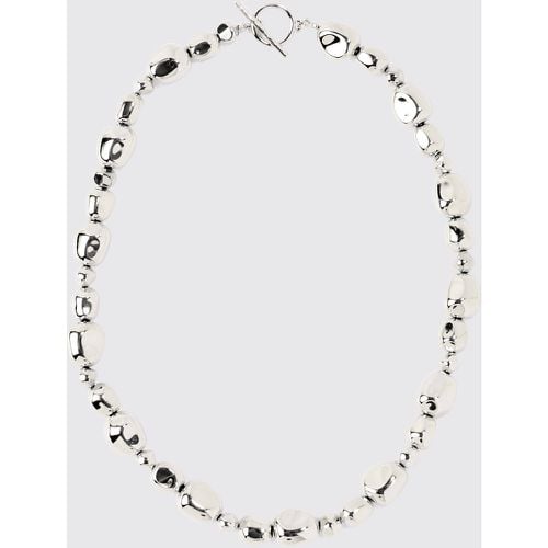 Collana di perle metallizzate color carbone - boohoo - Modalova