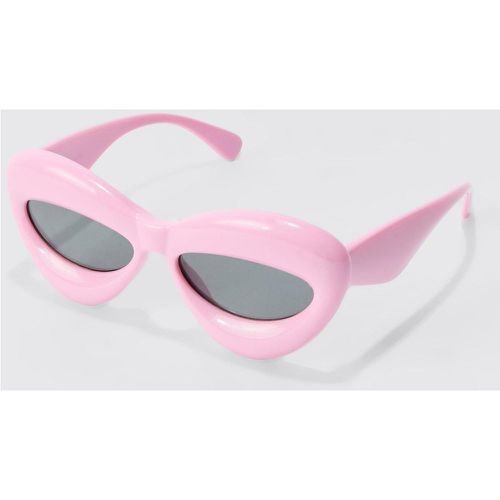 Occhiali da sole con montatura spessa in rosa - boohoo - Modalova