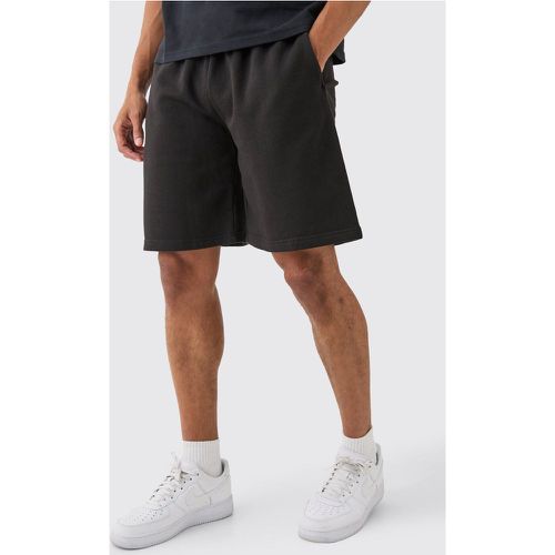 Oversized Jersey Shorts, Negro - boohoo - Modalova