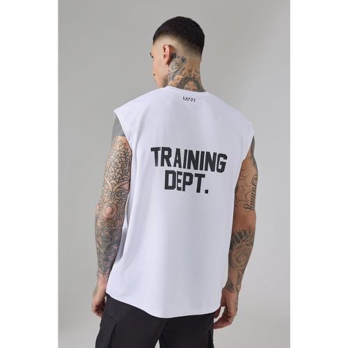 Top Sin Mangas Tall Man Active Oversize Con Estampado Training Dept - boohoo - Modalova