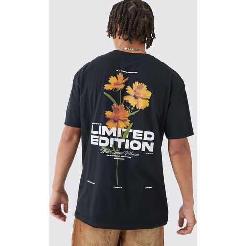 T-shirt oversize Mmxiii con stampa a fiori - boohoo - Modalova