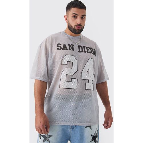 Camiseta Plus De Malla Con Estampado De Baloncesto En De San Diego - boohoo - Modalova