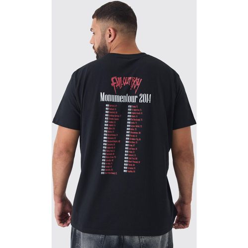 T-shirt Plus Size ufficiale con stampa Fall Out Boy - boohoo - Modalova