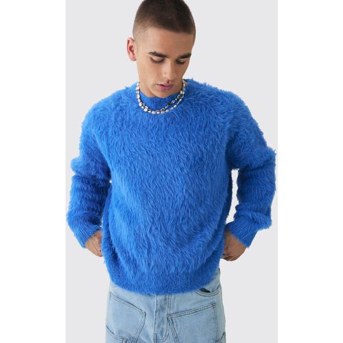 Maglione squadrato oversize in maglia super morbida - boohoo - Modalova