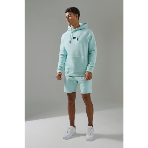 Tuta sportiva Man Active con cappuccio & pantaloncini - boohoo - Modalova