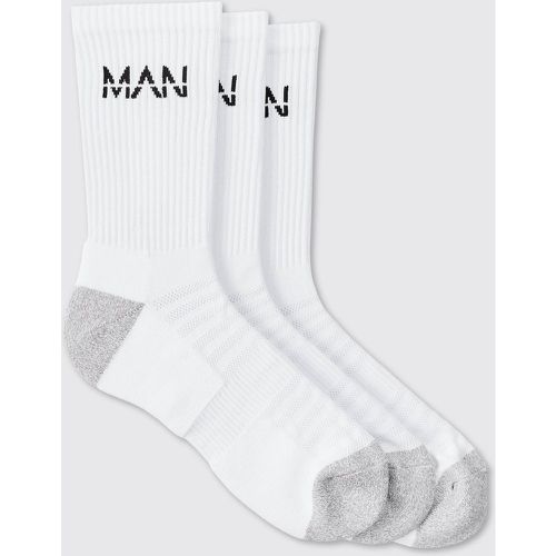 Pack De 3 Pares De Calcetines Man Active Acolchados - boohoo - Modalova