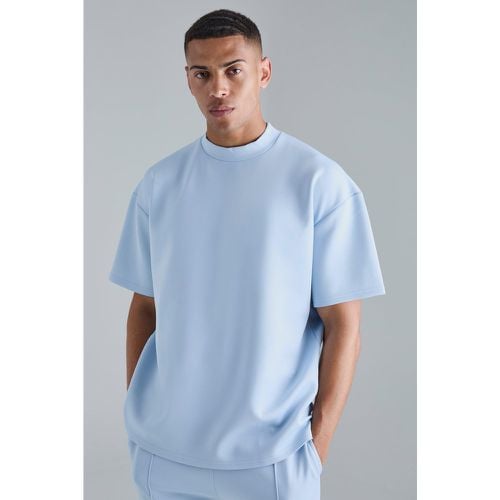 Camiseta Oversize De Scuba, Azul - boohoo - Modalova