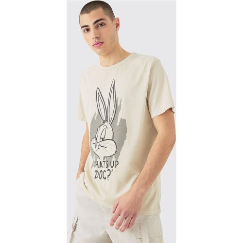 Camiseta Oversize Con Estampado De Bugs Bunny De Los Looney Tunes - boohoo - Modalova