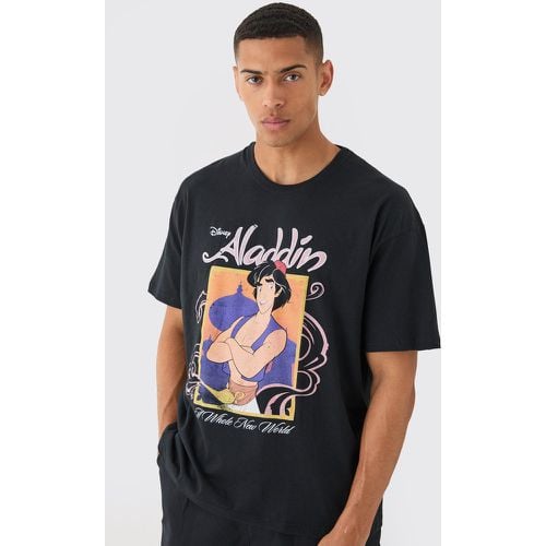 Camiseta Oversize Con Estampado De Disney Aladdin - boohoo - Modalova