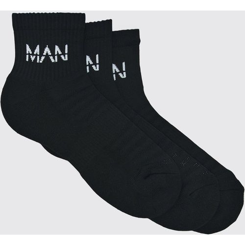 Pack De 3 Pares De Calcetines Man Active Acolchados - boohoo - Modalova