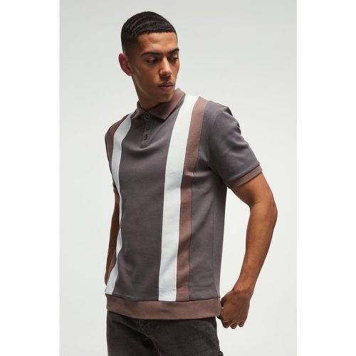 Polo Slim Fit a blocchi di colore - boohoo - Modalova