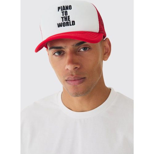 Gorra Con Bordado Piano To The World - boohoo - Modalova