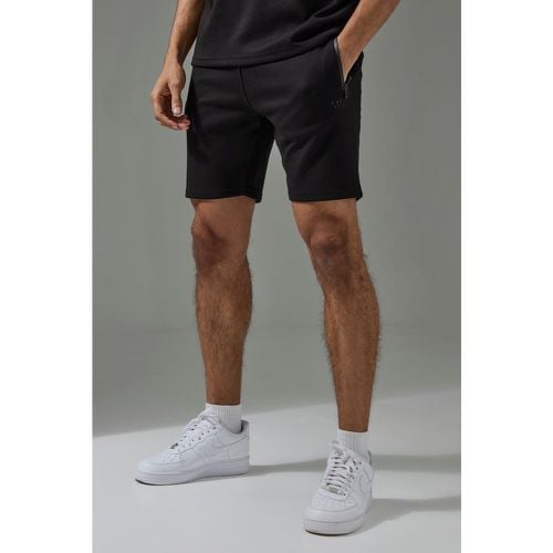 Pantalón Corto Man Active Pro Ajustado De Forro Polar - boohoo - Modalova