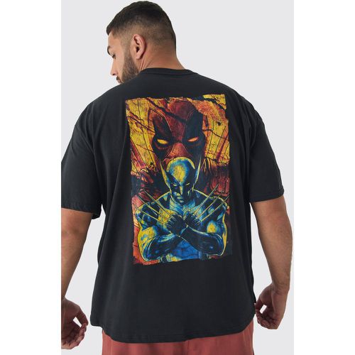 T-shirt Plus Size oversize ufficiale Deadpool Wolverine - boohoo - Modalova