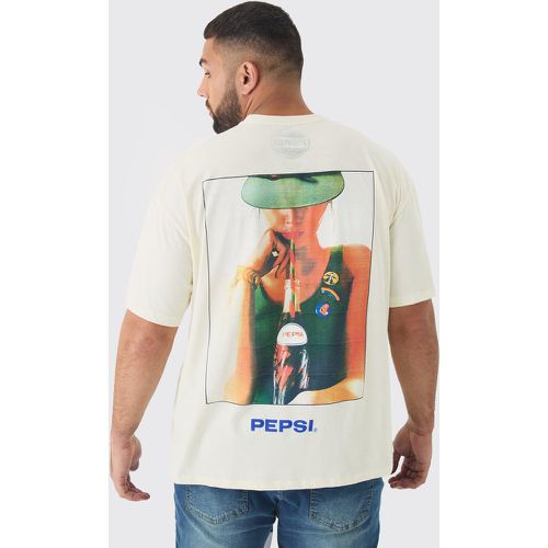 T-shirt Plus Size oversize ufficiale Pepsi con stampa - boohoo - Modalova