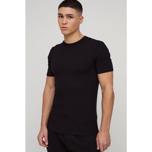 T-shirt Premium attillata in modal - boohoo - Modalova