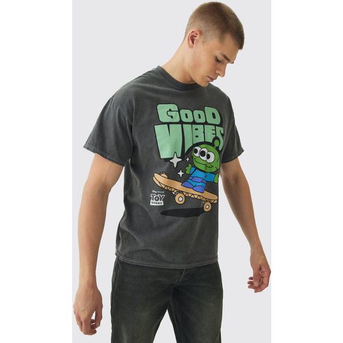 T-shirt oversize ufficiale Disney Toy Story con stampa Alien - boohoo - Modalova