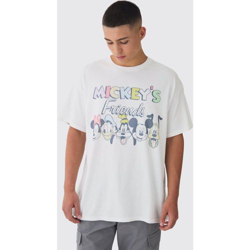 T-shirt oversize ufficiale con stampa di Mickey Mouse & Friends - boohoo - Modalova