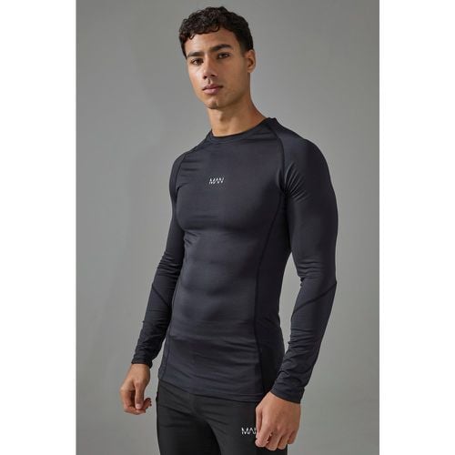 T-shirt baselayer a maniche lunghe Man Active - set di 2 paia - boohoo - Modalova