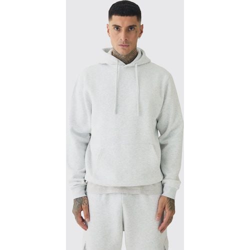 Sudadera Tall Regular Con Capucha En Jaspeado - boohoo - Modalova