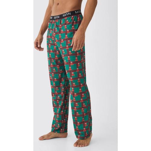 Pantalón Man Para Estar En Casa Navideño Con Osito - boohoo - Modalova