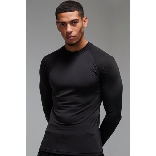 Camiseta Interior Man Active De Manga Larga Y Cuello Alto - boohoo - Modalova